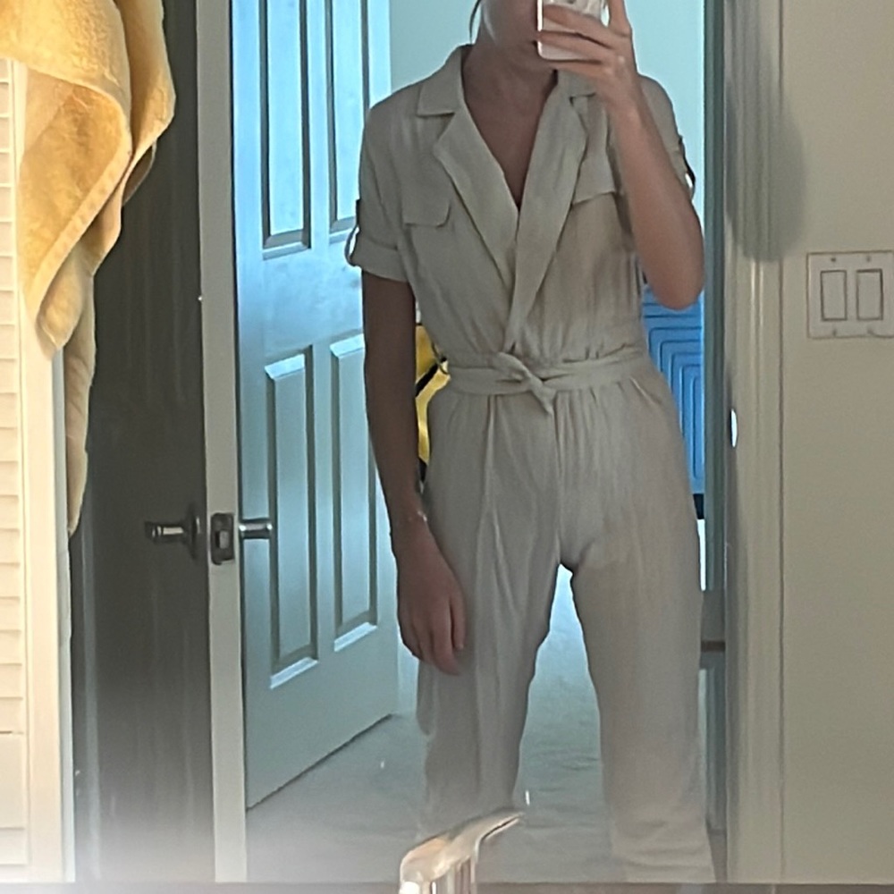 Linen jumpsuit xs 🙌